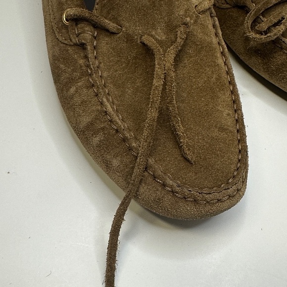 Aurélien Caramel Softey® Suede Driving Shoes Womens Size EU 40/US 9 GUC - Picture 12 of 12